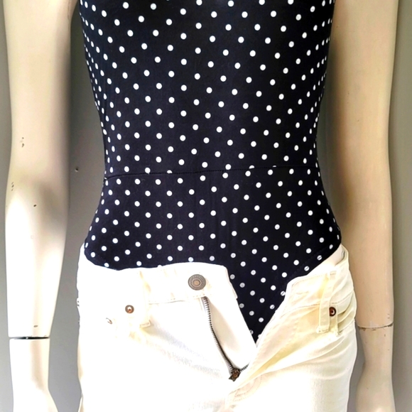 BRAND NEW! Nasty Gal Polka-dot Bodysuit - Picture 2 of 7